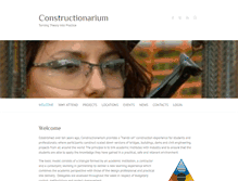 Tablet Screenshot of constructionarium.co.uk